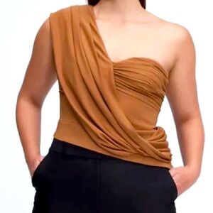 LBV Designer one shoulder top - with tags, size 4-6